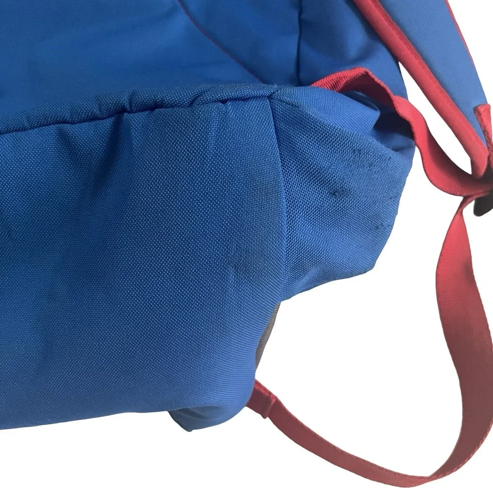 Easton Bat Bag Red Blue Gray Colorblock Large Backpack Baseball Softball Zipper